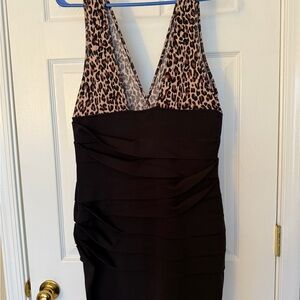 Rue21 Leopard and Black Dress